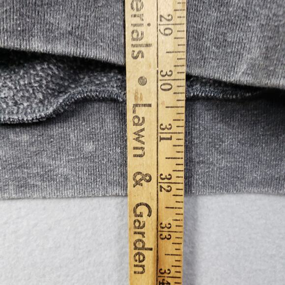 PINK Victoria's Secret Size XXL Campus Hoodie Sweatshirt Gray Acid Wash Hibiscus - Picture 5 of 9